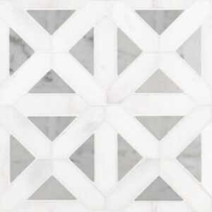 MSI Surfaces Mosaic Bianco Dolomite White-Cool Polished 12" x 12"