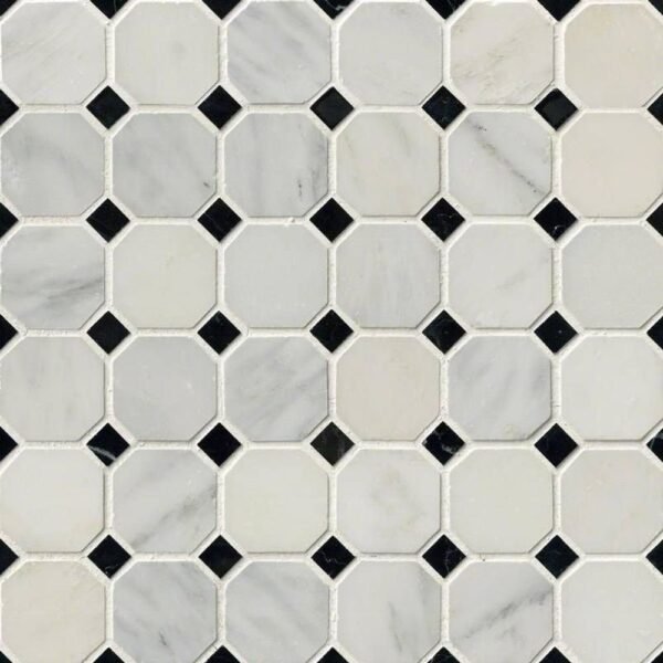 MSI Surfaces Mosaic Greecian White-Cool Polished 12" x 12"