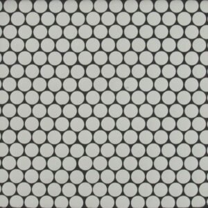 MSI Surfaces Mosaic Penny Round White-Cool Matte 11-1/2" x 11-1/2"