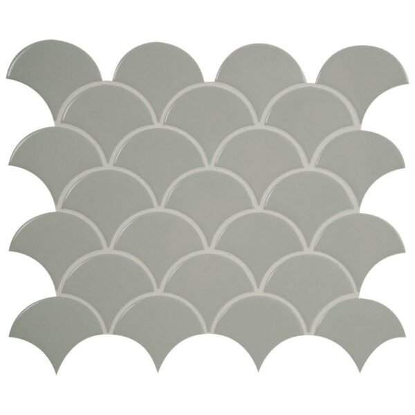 MSI Surfaces Mosaic Retro Gray-Light Glossy 10" x 13"