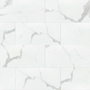 MSI Surfaces Vinyl Tiles Trecento Calacatta Marbello Click Lock 12" x 24"