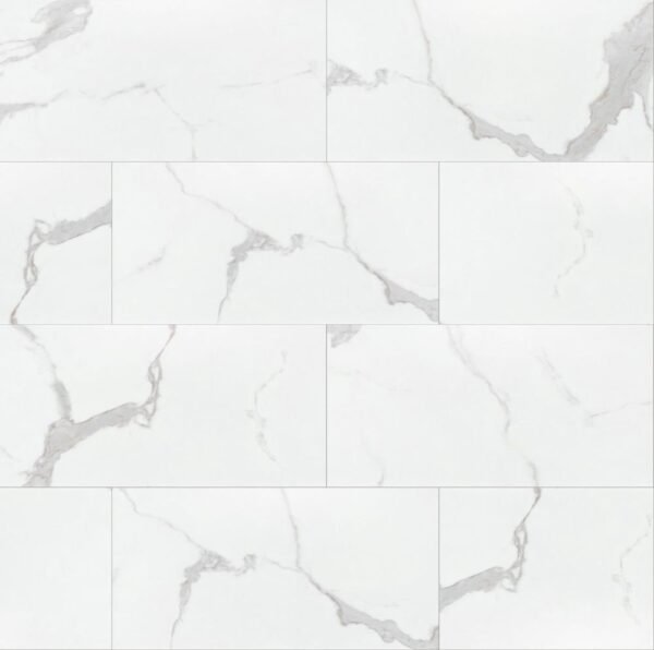 MSI Surfaces Vinyl Tiles Trecento Calacatta Marbello Click Lock 12" x 24"