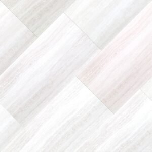 MSI Surfaces Vinyl Tiles Trecento White Ocean Click Lock 12" x 24"