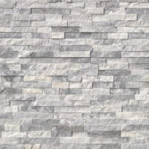MSI Surfaces Wall Tiles Alaska Gray-Light Splitface Corner 6" x 12" x 6"
