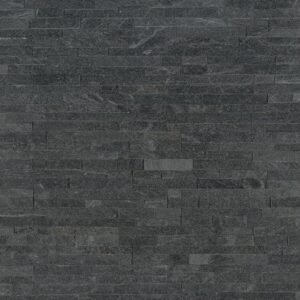 MSI Surfaces Wall Tiles Coal Canyon Black Splitface 6" x 24"