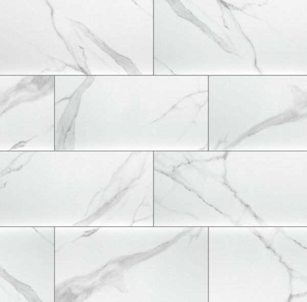 MSI Surfaces Wall Tiles Dymo Statuary White-Cool Glossy 12" x 24"