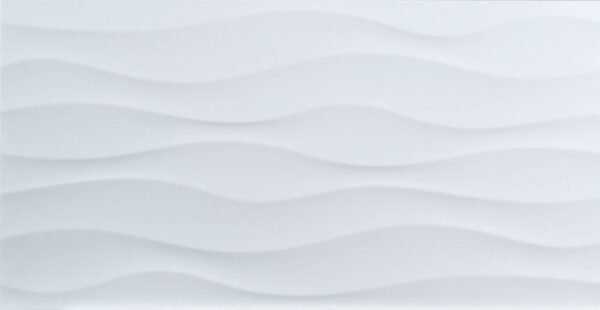 MSI Surfaces Wall Tiles Dymo Wavy White-Cool Glossy 12" x 24"