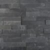 MSI Surfaces Wall Tiles Premium Black Splitface 6" x 24"