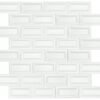 MSI Surfaces Wall Tiles Whisper Inverted Bevel White-Cool Glossy 3" x 6"