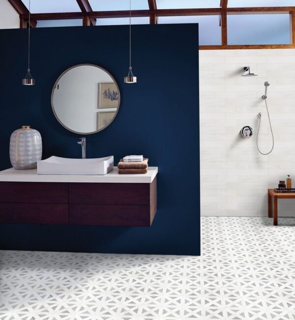 MSI Surfaces Mosaic Bianco Dolomite White-Cool Polished 12" x 12" - Image 2