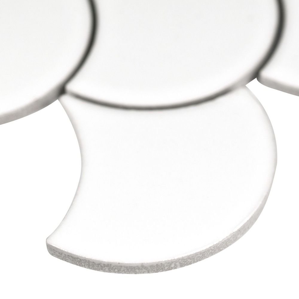 MSI Surfaces Mosaic Retro Scallop White-Cool Glossy 10" x 13" - Image 2