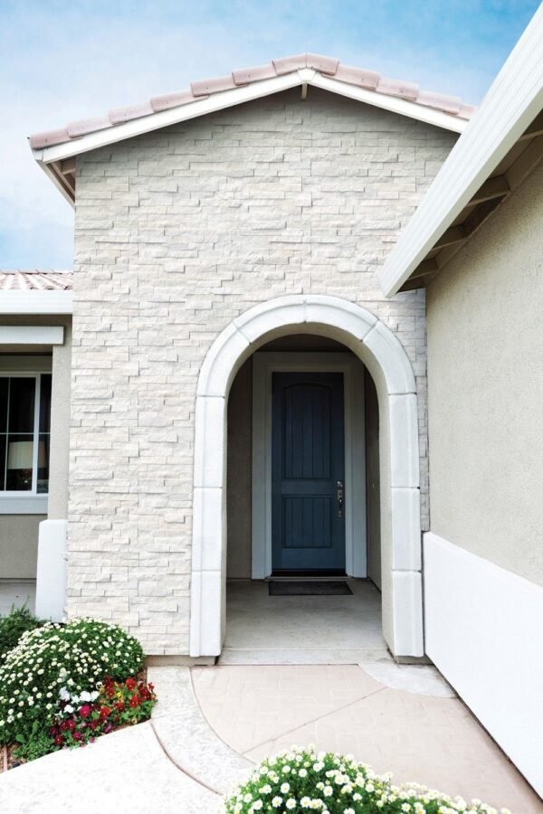 MSI Surfaces Wall Tiles Arctic White-Cool Splitface Corner 6" x 12" x 6" - Image 2