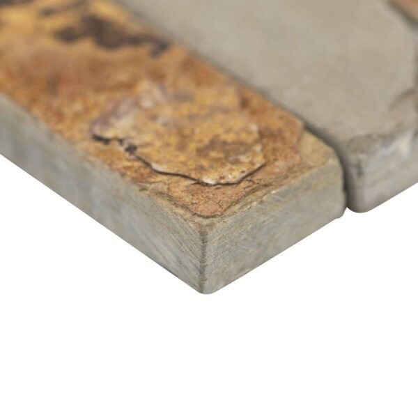 MSI Surfaces Wall Tiles Rustic Gold Multicolor Splitface 6" x 24" - Image 2