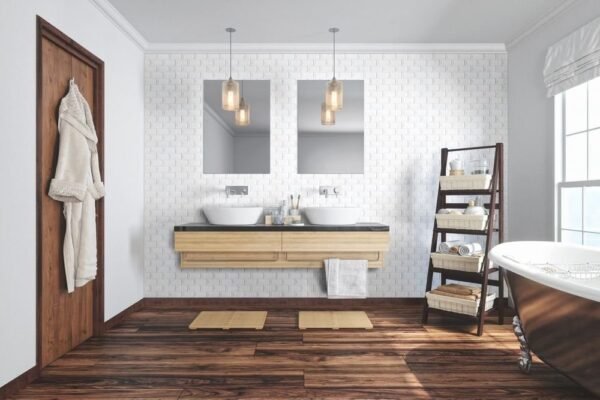 MSI Surfaces Wall Tiles Whisper Inverted Bevel White-Cool Glossy 3" x 6" - Image 2