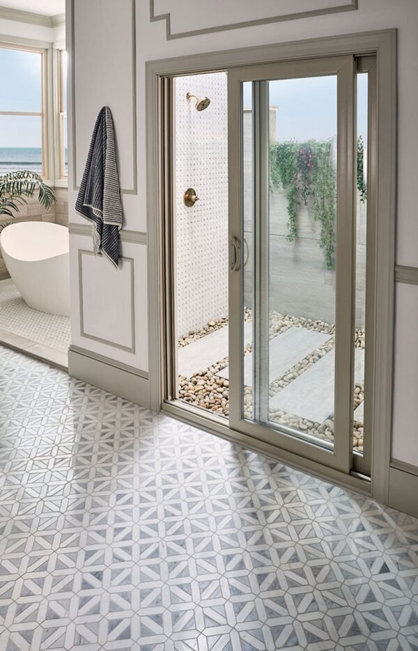 MSI Surfaces Mosaic Bianco Dolomite White-Cool Polished 12-1/2" x 12-1/2" - Image 3