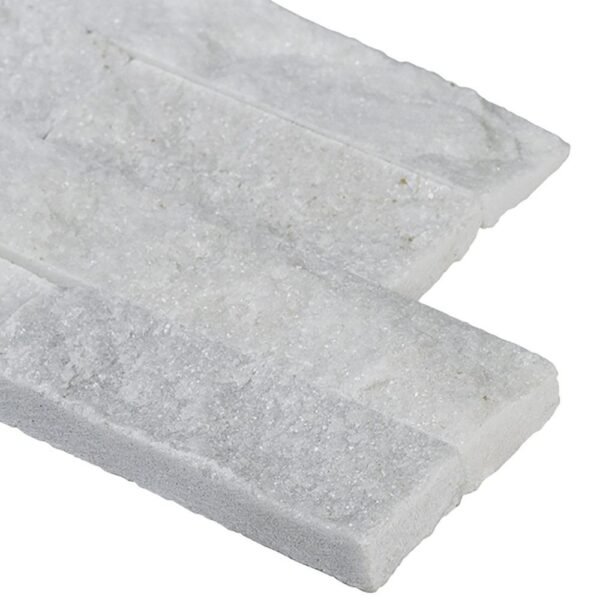 MSI Surfaces Wall Tiles Arctic White-Cool Splitface Corner 6" x 12" x 6" - Image 3