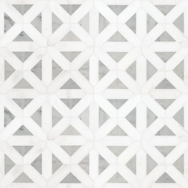 MSI Surfaces Mosaic Bianco Dolomite White-Cool Polished 12" x 12" - Image 4