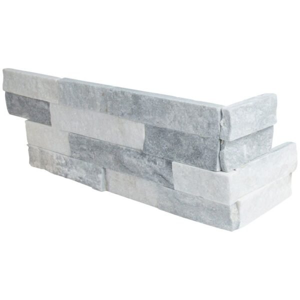 MSI Surfaces Wall Tiles Alaska Gray-Light Splitface Corner 6" x 12" x 6" - Image 4