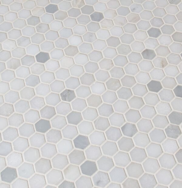 MSI Surfaces Hexagon Mosaic Greecian White-Cool Polished 11-1/2" x 12" - Image 5