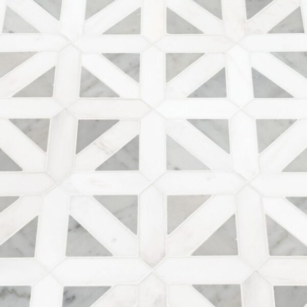 MSI Surfaces Mosaic Bianco Dolomite White-Cool Polished 12" x 12" - Image 5