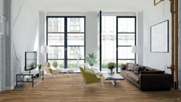 Fuzion Vinyl Planks Smartdrop Papyrus Loose Lay 7" x 48" - Image 2