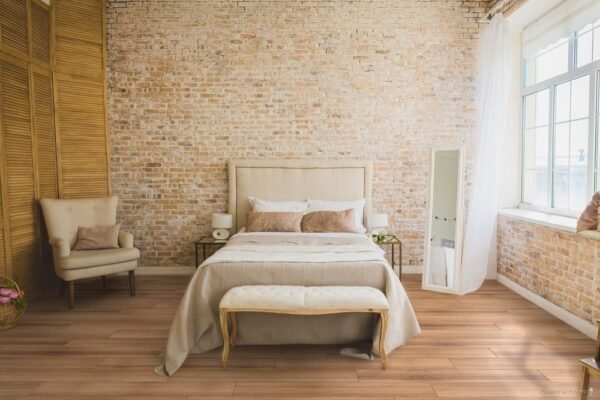 Fuzion Vinyl Planks Smartdrop Pure Almond Loose Lay 7" x 48" - Image 2