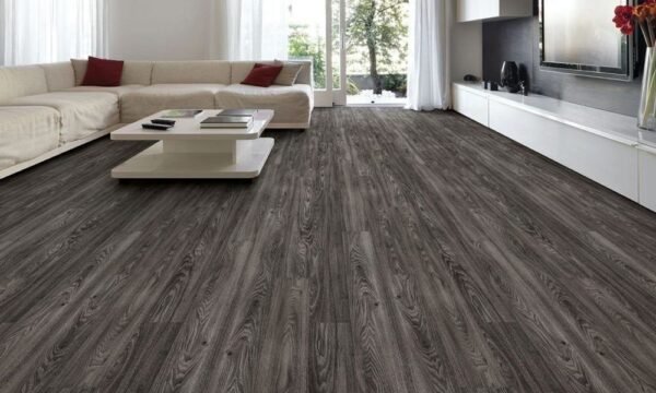 Fuzion Vinyl Planks Smartdrop Onyx Loose Lay 7" x 48" - Image 2