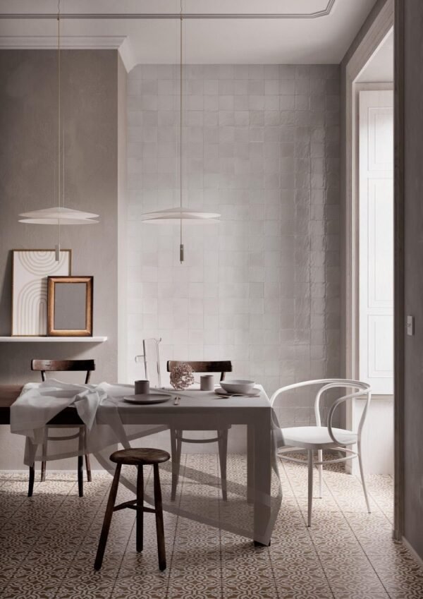 Centura Wall Tiles Gleeze Bianco Glossy 3-15/16" x 3-15/16" - Image 2