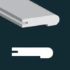 Fuzion Laminate Atlantis Streamliner Flush Stair Nose 94"