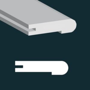 Fuzion Laminate Atlantis Streamliner Flush Stair Nose 94"