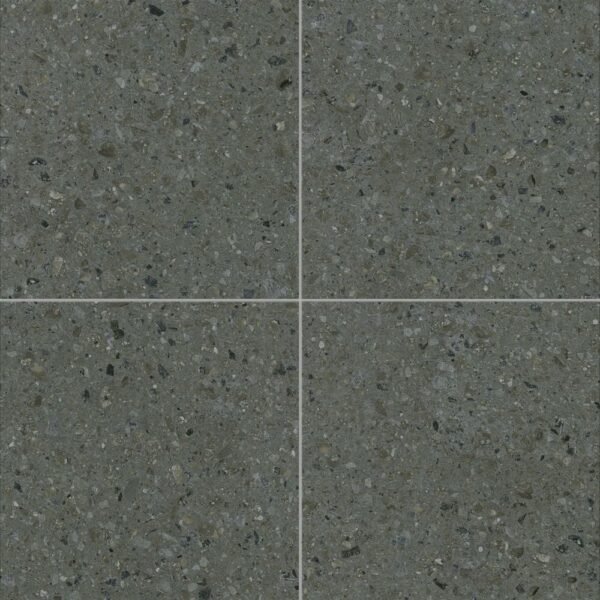 American Biltrite Vinyl Tile Milano Stone Dark Grey 18" x 18" - Image 2