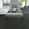 American Biltrite Vinyl Tile Milano Stone Soft Black 18" x 18" - Image 3
