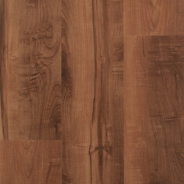 American Biltrite Vinyl Planks Sonata Wood Cabin Maple Reddish Brown Glue Down 6" x 48"