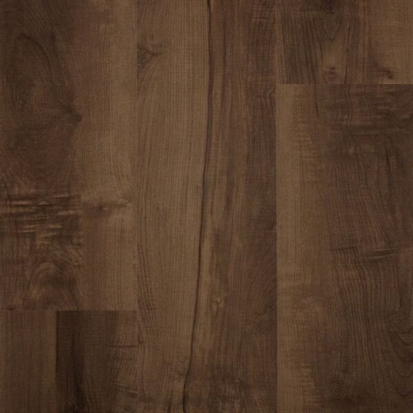 American Biltrite Vinyl Planks Sonata Wood Cabin Maple Brown Glue Down 6" x 48"