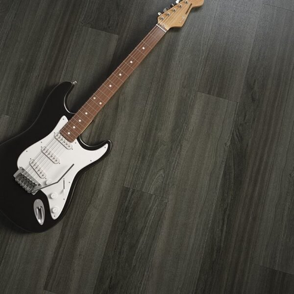 American Biltrite Vinyl Planks Sonata Wood Sapele Mahogany Charcoal Glue Down 6" x 48" - Image 5