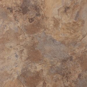 American Biltrite Vinyl Tiles Sonata Stone Rustic Slate Light Brown Glue Down 18" x 18"