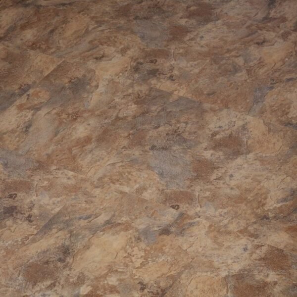 American Biltrite Vinyl Tiles Sonata Stone Rustic Slate Light Brown Glue Down 18" x 18" - Image 2