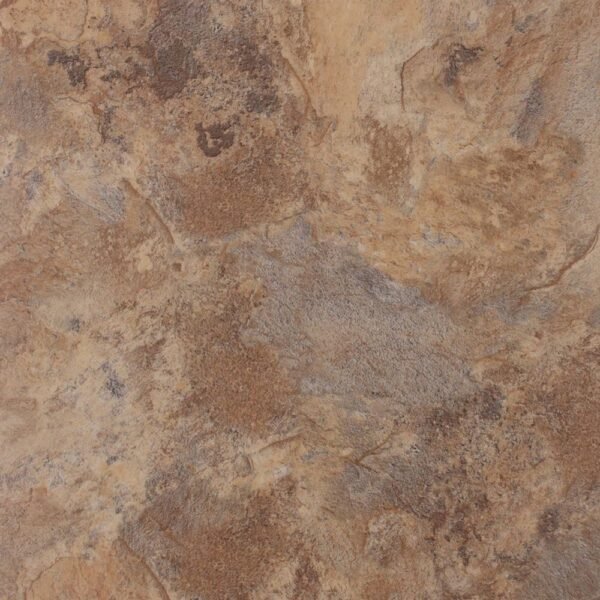 American Biltrite Vinyl Tiles Sonata Stone Rustic Slate Light Brown Glue Down 12" x 24"