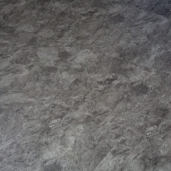 American Biltrite Vinyl Tiles Sonata Stone Rustic Slate Dark Grey Glue Down 18" x 18" - Image 2