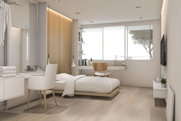MSI Surfaces Vinyl Plank Woodhills Aaron Blonde Oak Click Lock 7" x 48" - Image 4