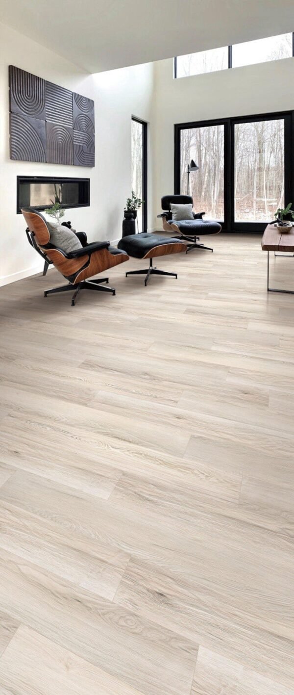 Next Floor Vinyl Planks Groundwork Belgian Linen Glue Down 7-1/4" x 48" - Image 2