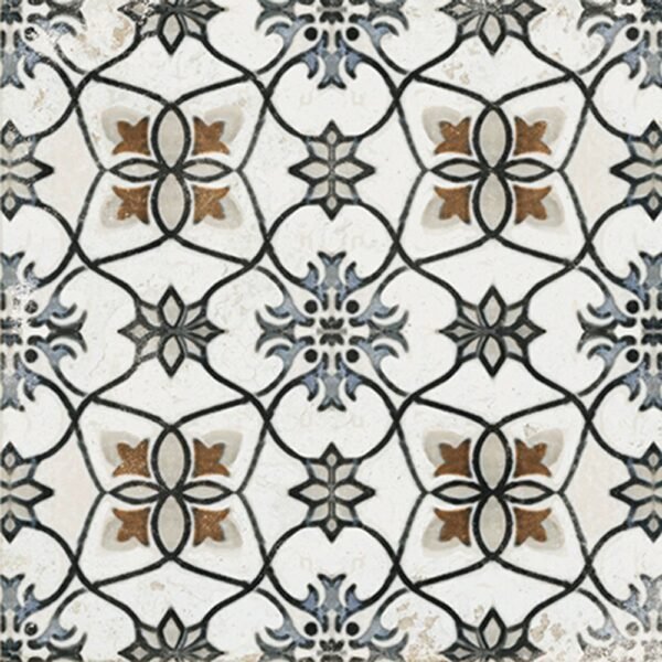 Centura Floor Tiles New Vintage Decoro 7 Natural 8" x 8"
