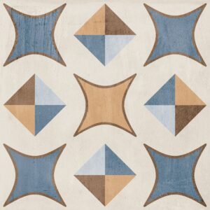 Centura Floor Tiles Patchwork Colors 04 Matte 8" x 8"