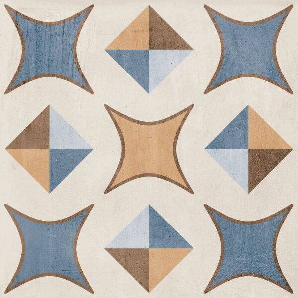 Centura Floor Tiles Patchwork Colors 04 Matte 8" x 8"