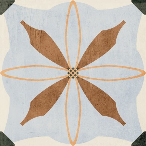 Centura Floor Tiles Patchwork Colors 05 Matte 8" x 8"