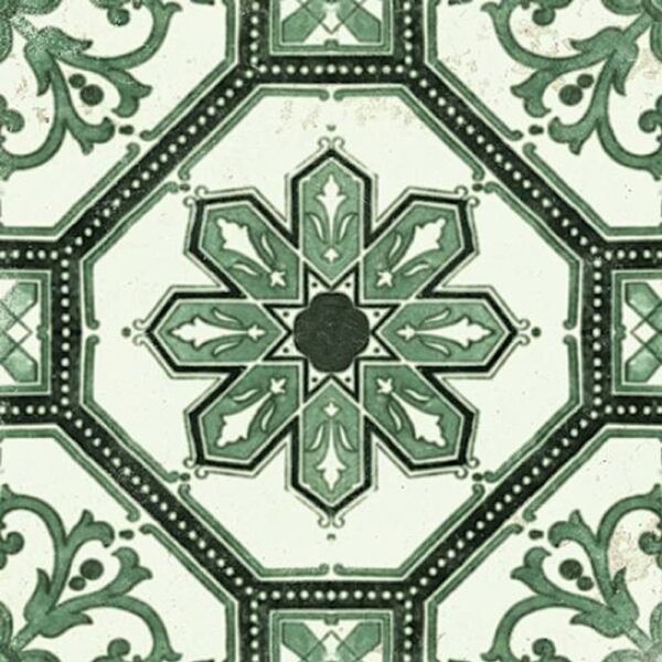 Centura Floor Tiles New Vintage Decoro 18 Natural 8" x 8" - Image 2