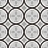 Centura Floor Tiles Patchwork Black & White 01 Matte 8" x 8" - Image 2