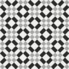 Centura Floor Tiles Patchwork Black & White 02 Matte 8" x 8" - Image 2