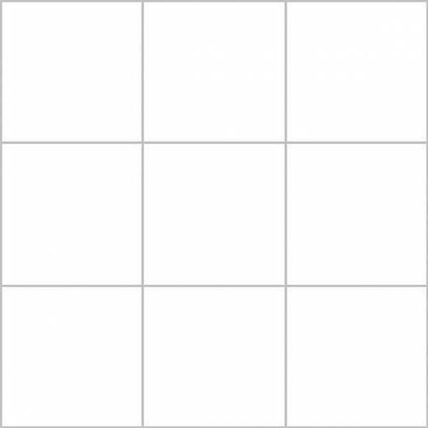 Centura Floor Tiles Patchwork White Matte 8" x 8" - Image 2