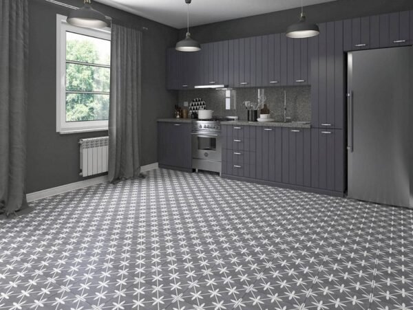 Centura Floor Tiles Oxford Grey Matte 13" x 13" - Image 3